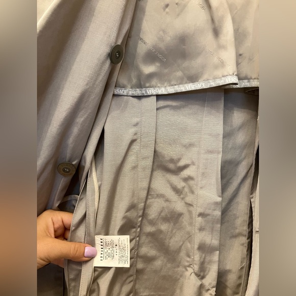 Versace Trench Coat Subtle Branding - Picture 5 of 7